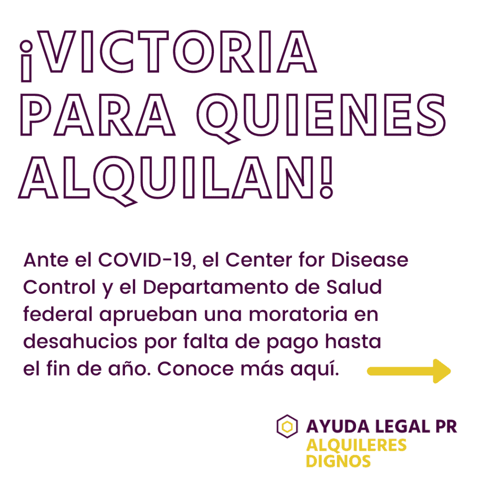 Solicite una moratoria en desahucios por COVID-19