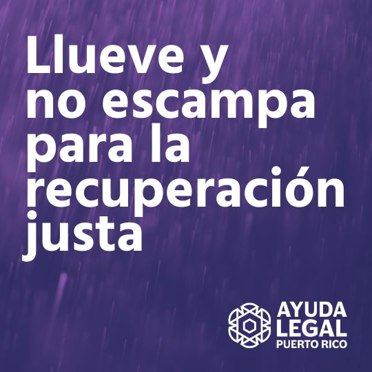 Llueve y no escampa para la recuperación justa Llueve y no escampa para la recuperación justa